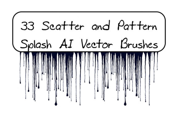 33 Splashes Illustrator Brushes: Instant Grit for Your Artwork