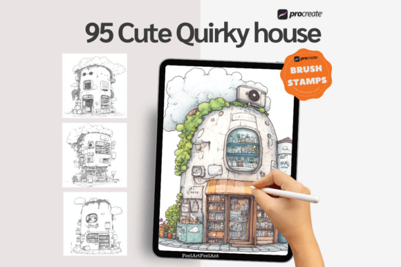 95 Cute Quirky House Procreate Stamps: A Deep Dive