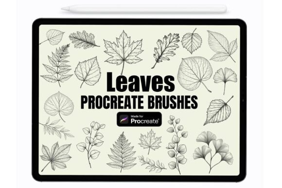 Leaves Procreate Stamps - Brushes: Nature-Inspired Design Made Simple