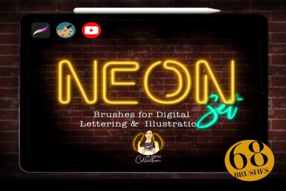 Mastering Neon Effects: The Neon Procreate Set