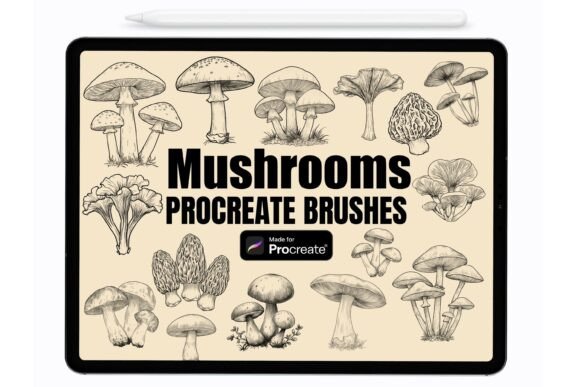 Mushrooms Procreate Stamps: A Guide for Digital Creators