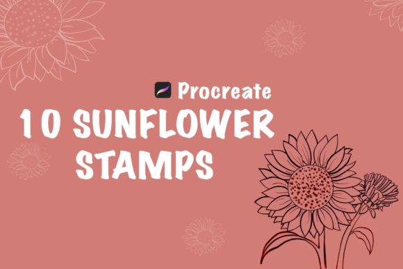 Sunflower Procreate Brush Stamps: Elevate Your Digital Art Instantly