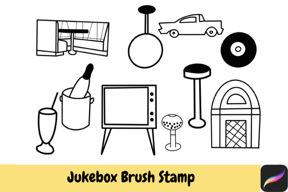 Unleash Retro Charm with Jukebox Cafe Brush Stamps