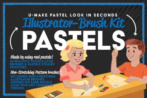 Unlocking Authentic Texture: The Pastels Illustrator Brush-Kit